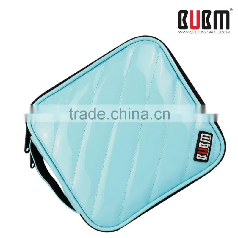 Wholesale ALL COLORS PU leather Square CD bag,CHEAP DVD VCD Case
