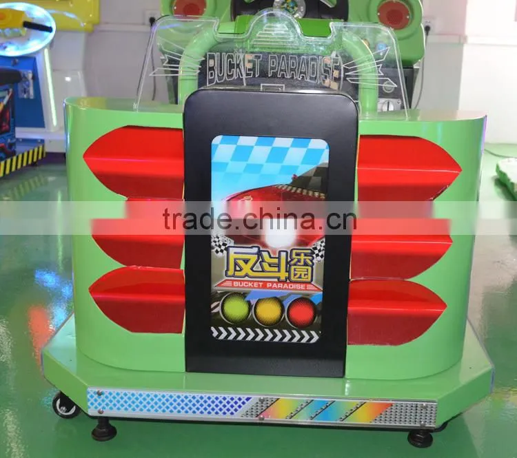 Bucket paradise smiulator arcade car racing game machine for sale