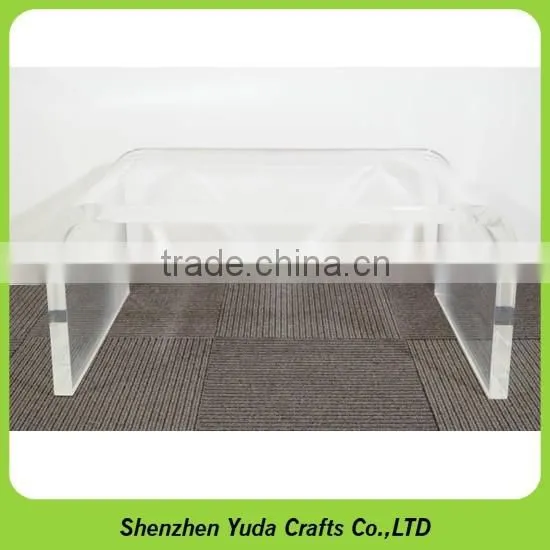 OEM Acrylic furniture Bedside U shape plexiglass table