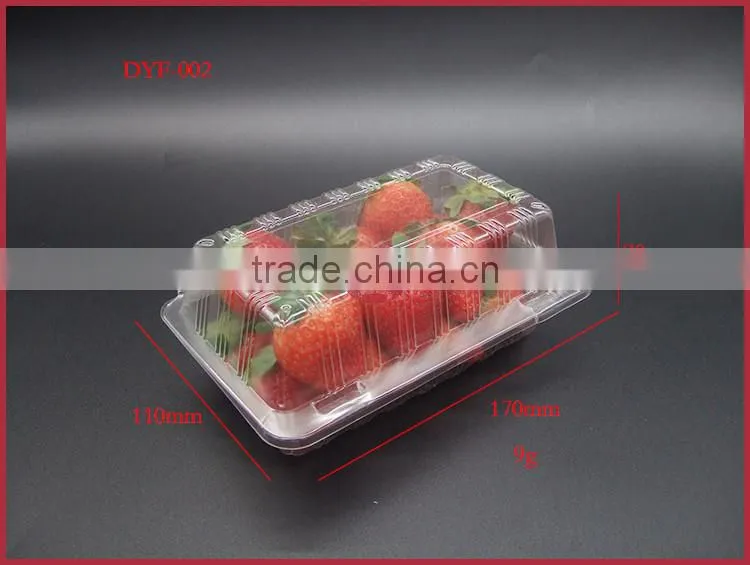 Disposable Plastic BOPS Food Packaging Box for Fresh Fruit Cake Pie,etc.