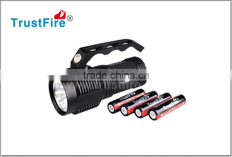TrustFire S400 rechargeable super bright flashlight set with 18650 batteries and charger,TrustFire search flashlight with CE FCC
