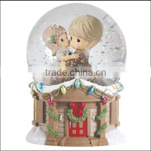 Paris France Eiffel Tower Snow Globe 65mm