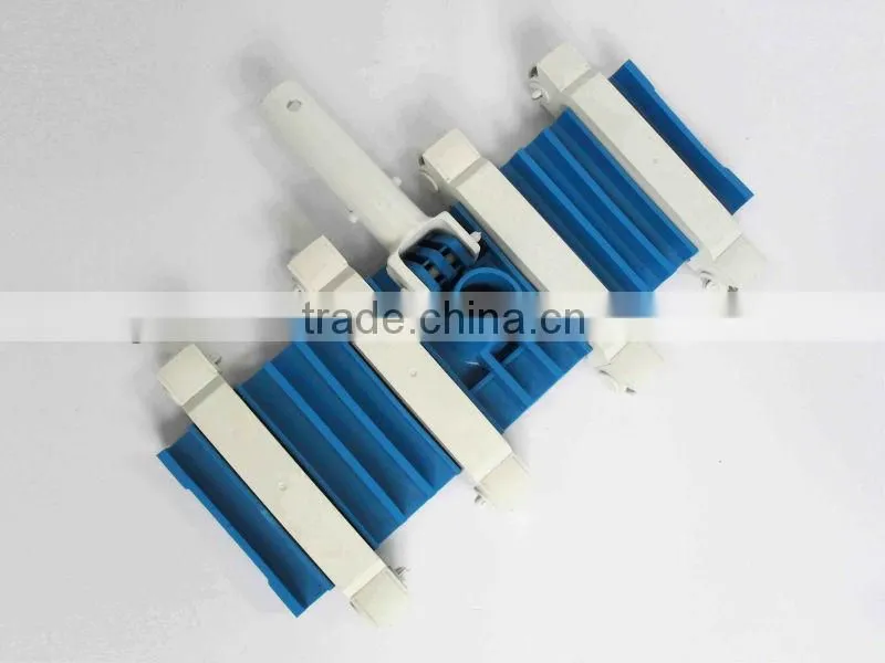 Blue 14" Vinyl Liner Pool Flexible Vacuum Head P1025 w/ Plastic Swivel Handle