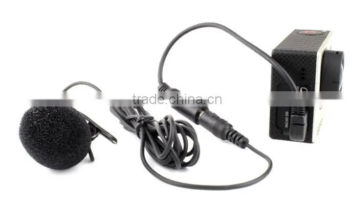 Originally Gopro Adapter Microphone Plug , Gopro Camera Hero 3/3+/4 Adapter Connect with Recording Microphone