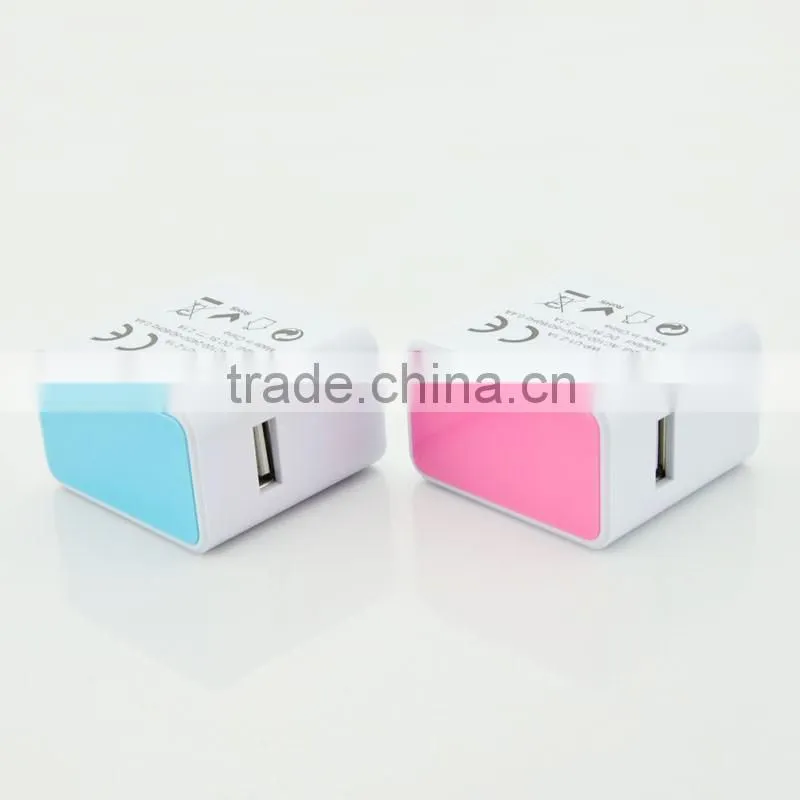 2 pin US type Approved CE ROHS travel commercial application Haiti usb charger