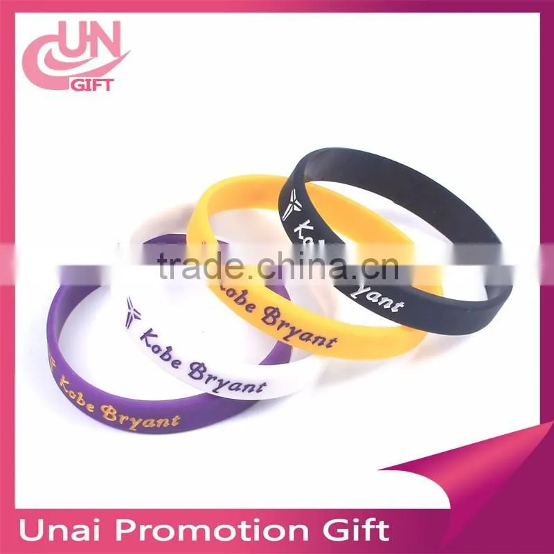 Wholesale silicone bracelet print logo manufacturer #F-874