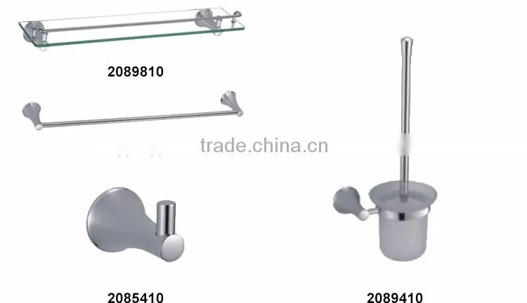 Lastest style OEM/ODM custom single clear glass wall metal shelf
