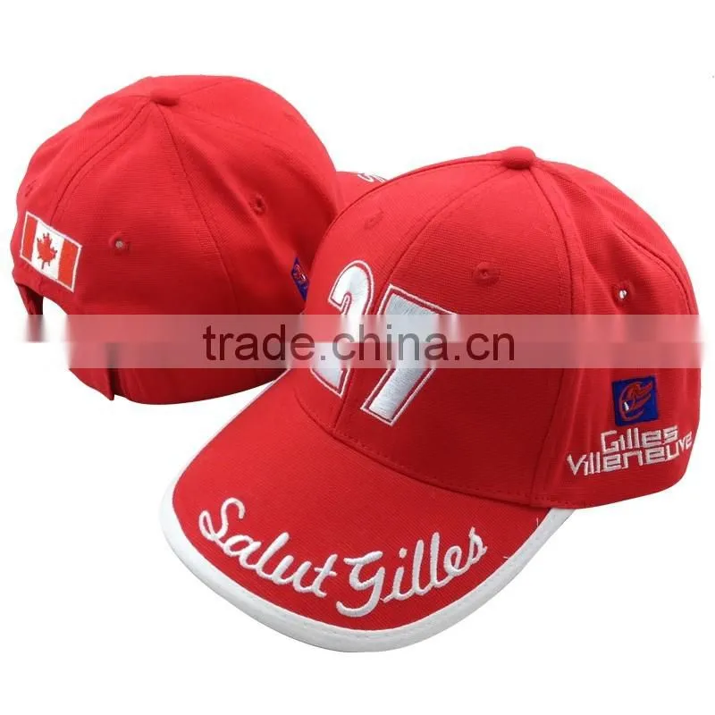Common Fabric Feature and 6-Panel Hat Style 6 panel baseball cap custom