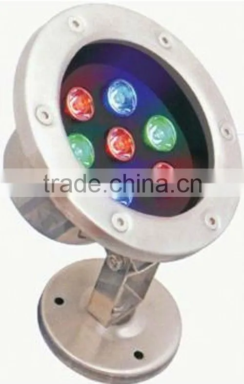Led underwater light 7W/9W stainless steel12V/24V White Warm White RGB IP68 ce 2013