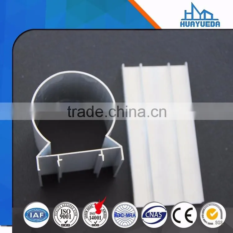 Rail Aluminum Profiles with Super Quality and OEM Service