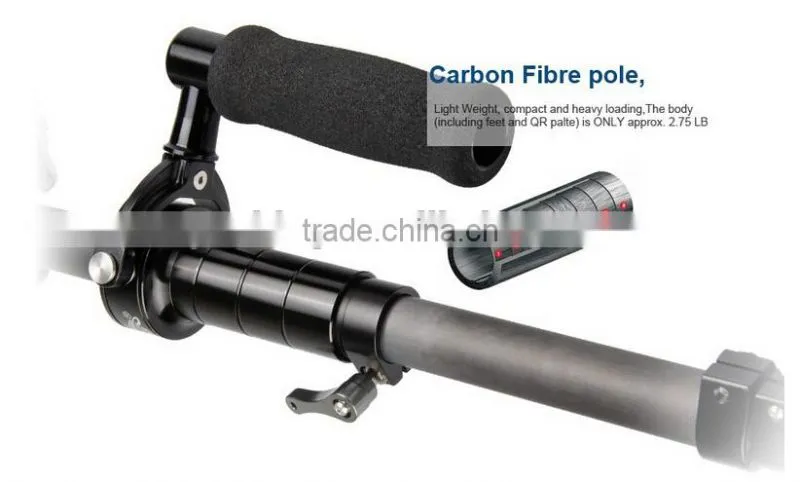 Factory supply LAING merlin arms dslr camera stabilizer steadycam with carbon fiber sled loading 8kg camera