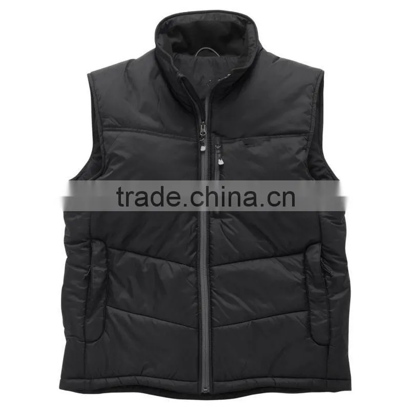2013 Fashion softshell microfiber padding vest