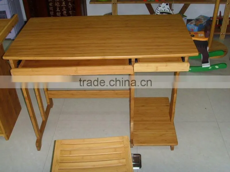 Bamboo computer desk