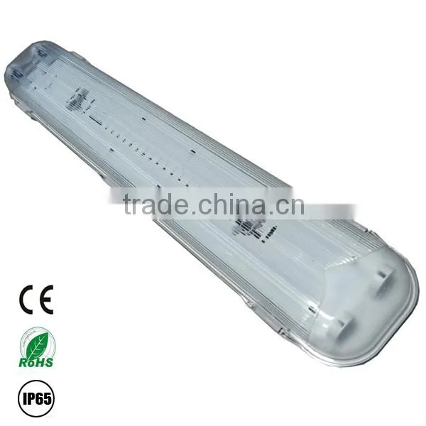 waterproof 2x18w fluorescent lighting fixture