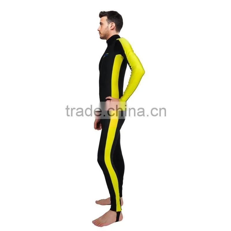 men's wetsuit tops and lycra rash guards in an assortment of styles