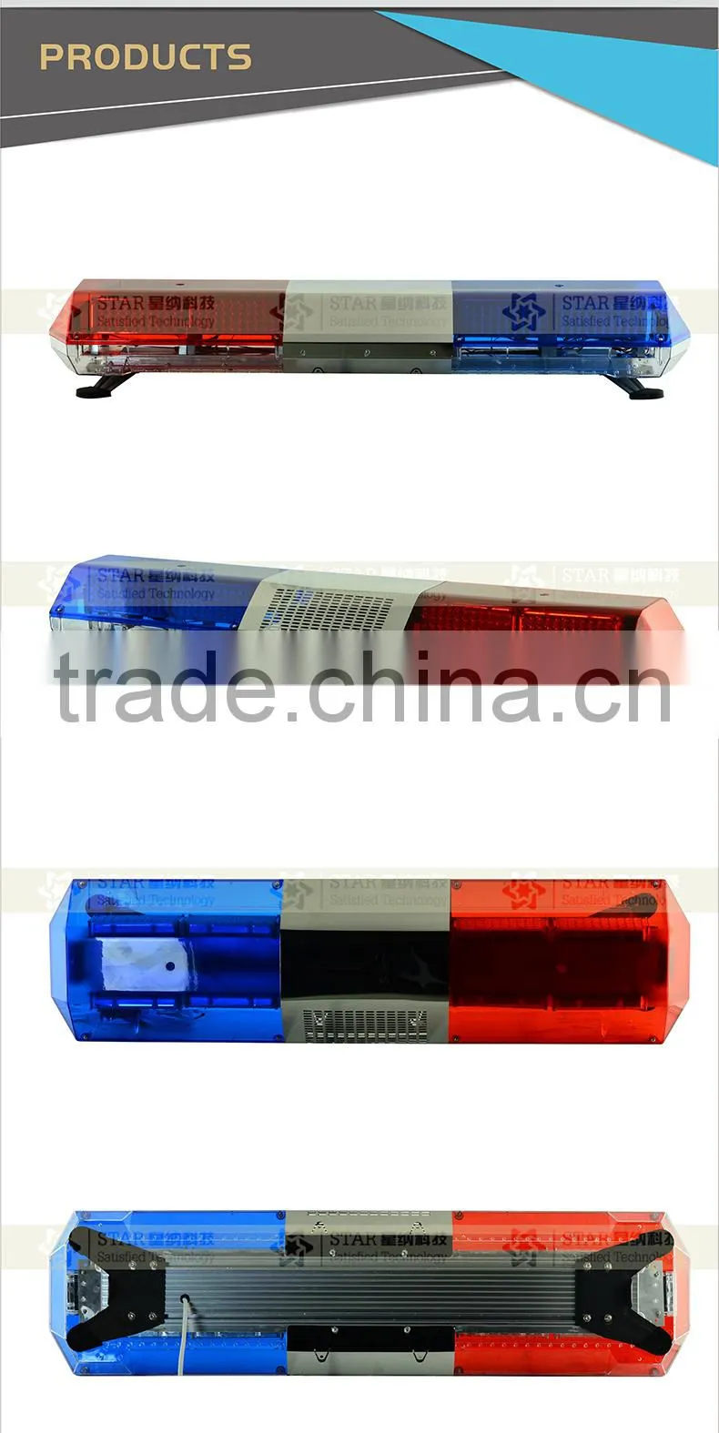 Ambulance traffic police led bar light