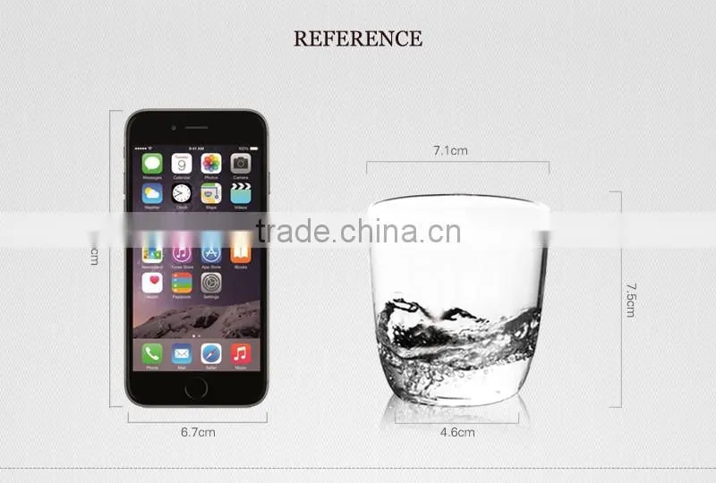 Handmade high borosilicate glassware glass cup 150ml