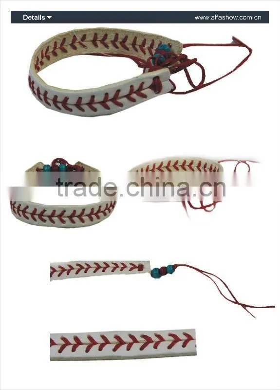 lady's leather friendship bracelet