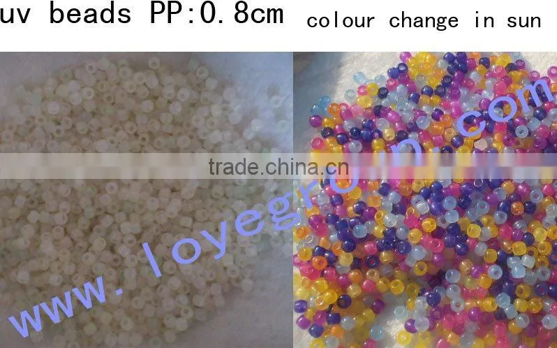 uv bead solar bead colour change bead mix colour