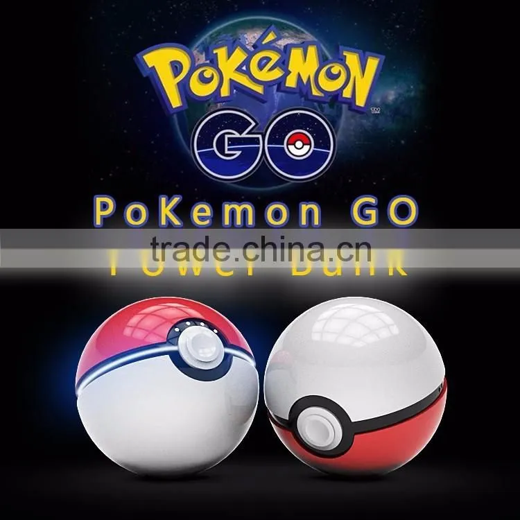 Pokeball Power Bank Charger 12000mah Custom Gift Game Pokemon Go Powerbank