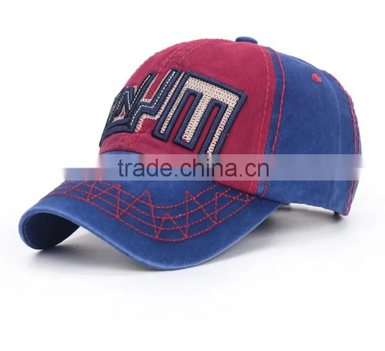 6 panel snapback 100% cotton baseball cap with 3D embroidery