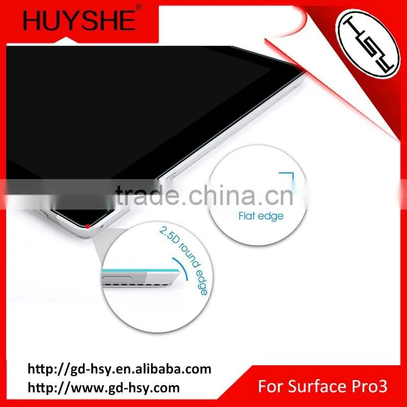 HUYSHE 9h Tempered Glass tablet Screen Protector for Microsoft surface pro 3