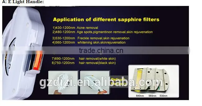 OEM ODM Professional OPT SHR Laser Hair Removal Machine, OPT Yag Laser Multifunction Machine