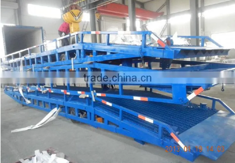 hot dipped galvanized hydraulic container load ramp