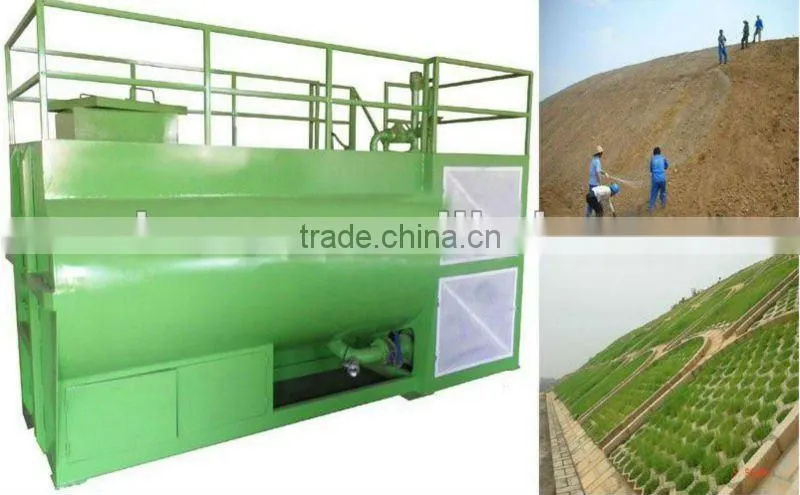 grass seed spraying machine hydroseeding for landscape