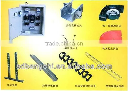 automatic chain style feeder conveyor system for breeder
