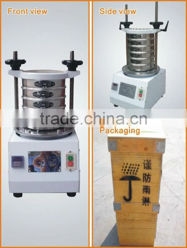 Laboratory using sieve shaker analytical standard screen