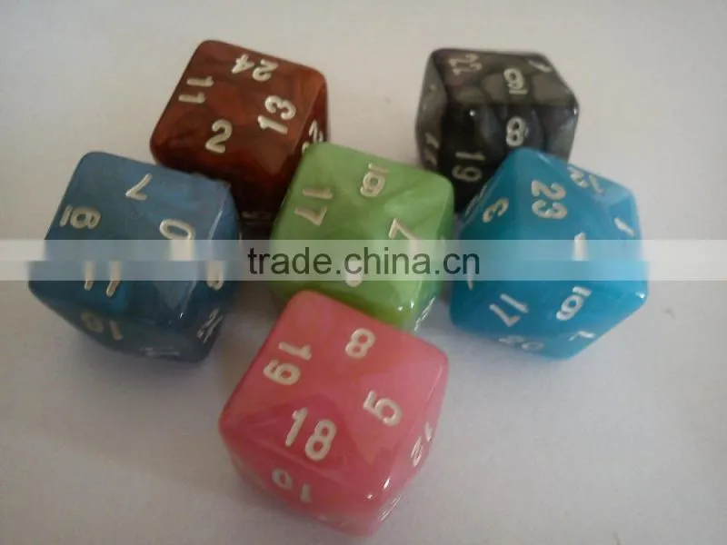 Top quality 20mm acrylic dice