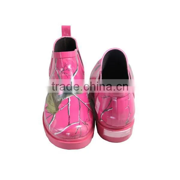 Garden Shoes Colorful,Short Ankle Rain Boots,Non-slip Ankle Rain Boots