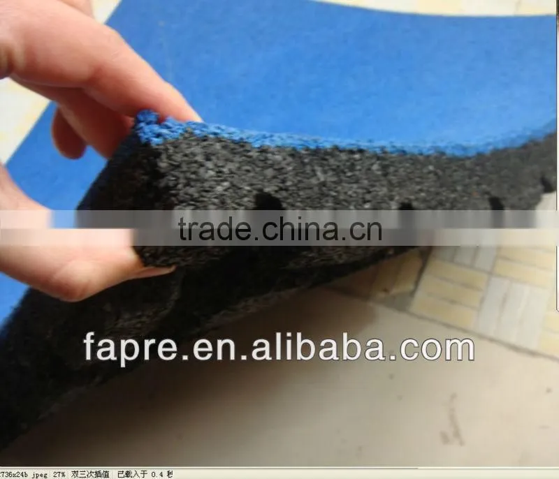 45mm Outdoor Walkway Wear-resistance Playground Surface Rubber Tile for Children