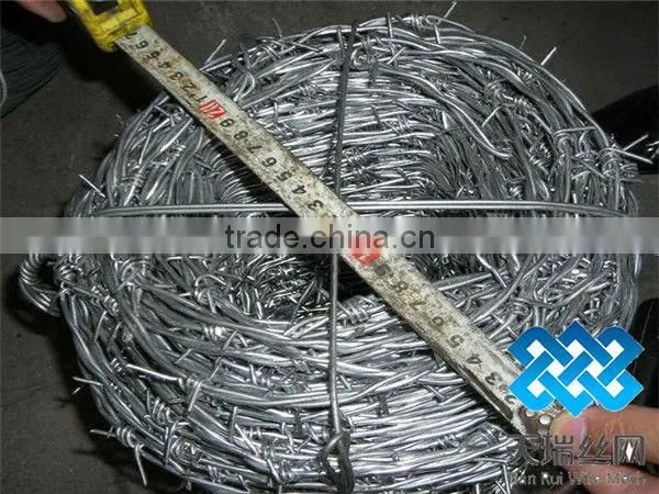2013Hot-Salel! Low Price Galvanized/PVC Coated Barbed Wire(20yearsfactory)