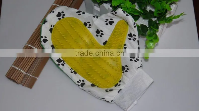 rubber pet dog washing brush