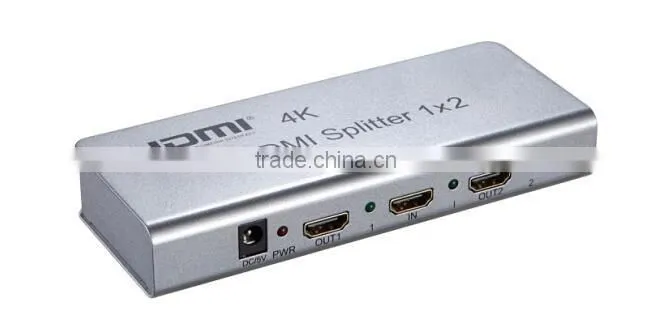New Arrival 1x2 VOXLINK 4K HDMI splitter UL For HDMI 1.4,HDCP1.4 ,4K,IR extension, EDID management, RS232