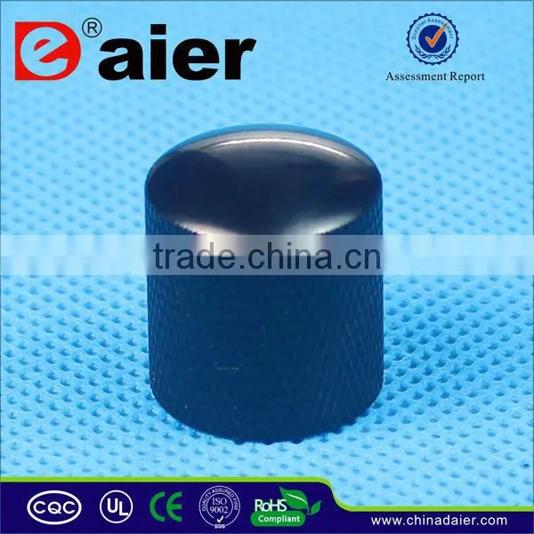 volume black guitar round metal knobs