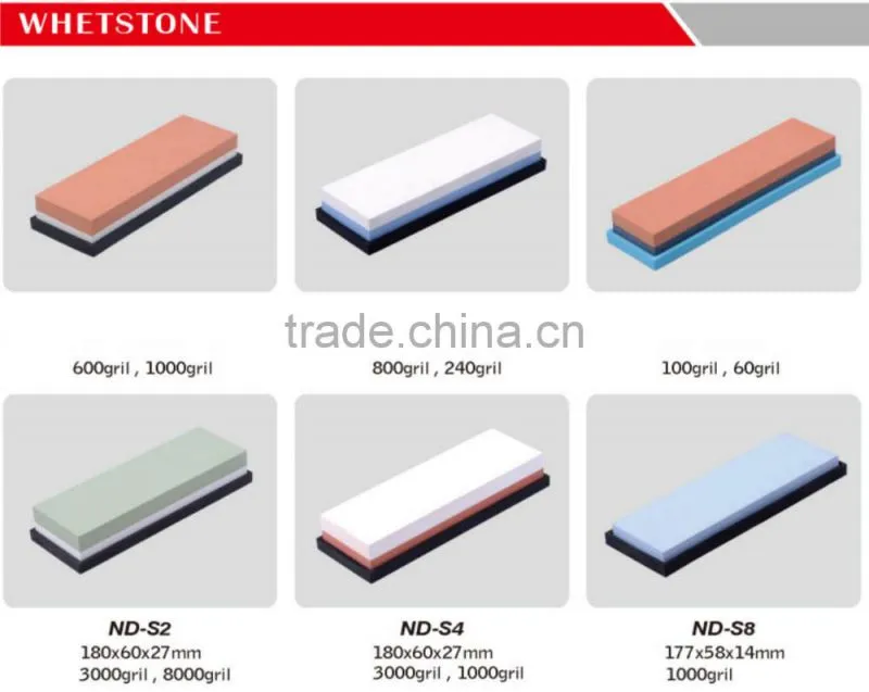 Kitchen knife sharpener with diamond sharpening stone, sharpens ceramic and other knives and scissors, easy to use, made Japan
