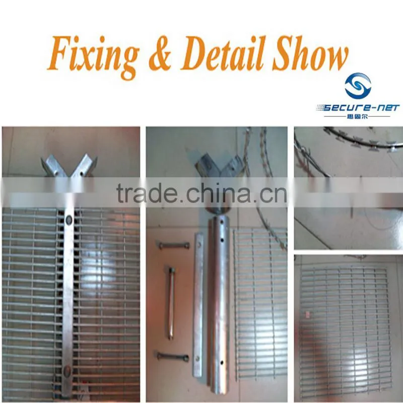 358 security fence prison mesh/high density mesh fence/Razor Wire Security Fencing
