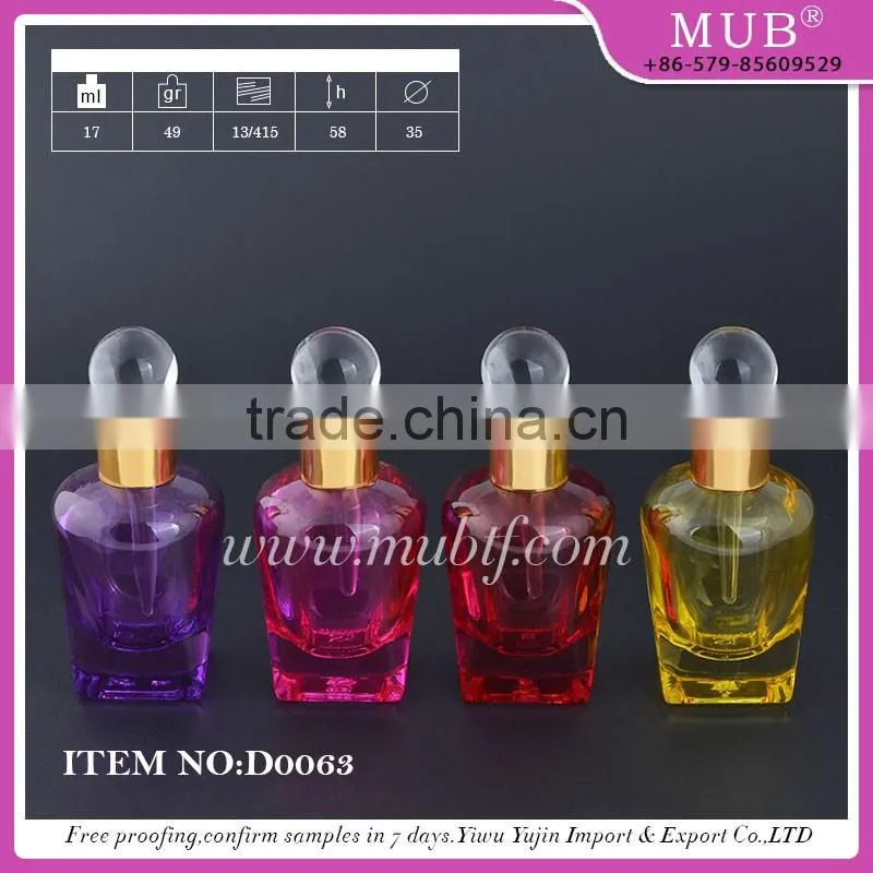 D0059 dropper bottle glass bottle aluminum perfume bottle wholesale
