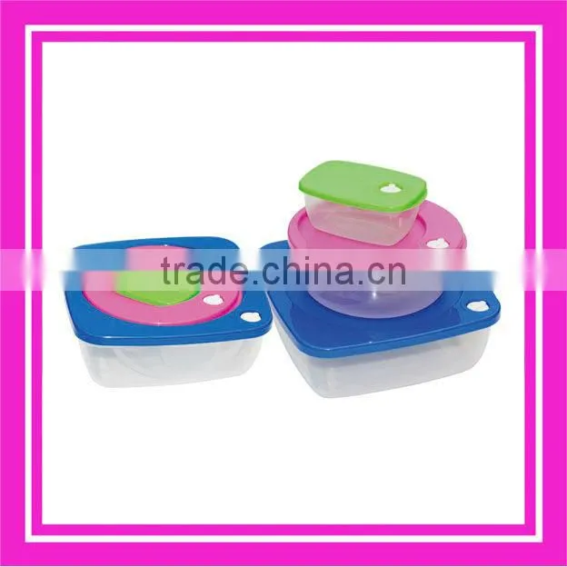 plastic colorful cotainer & food storage box
