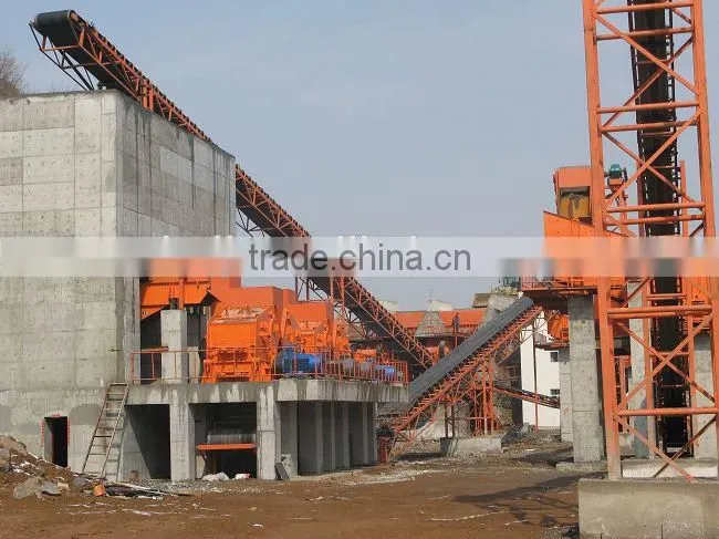 Aggregate rock crushing line/stone production line