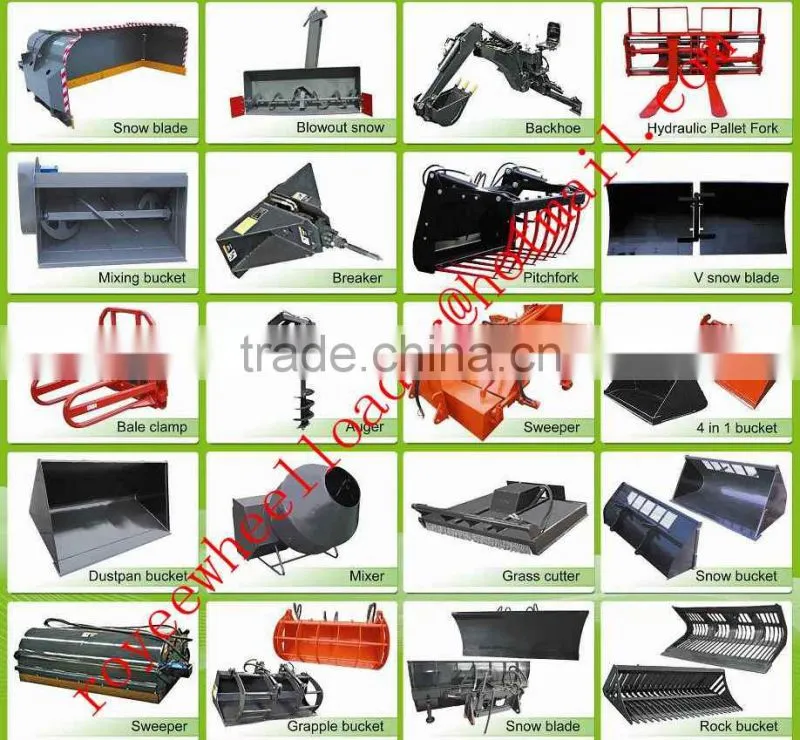 Telescopic Wheel Loader with CE ZL15F Agricultural Machine