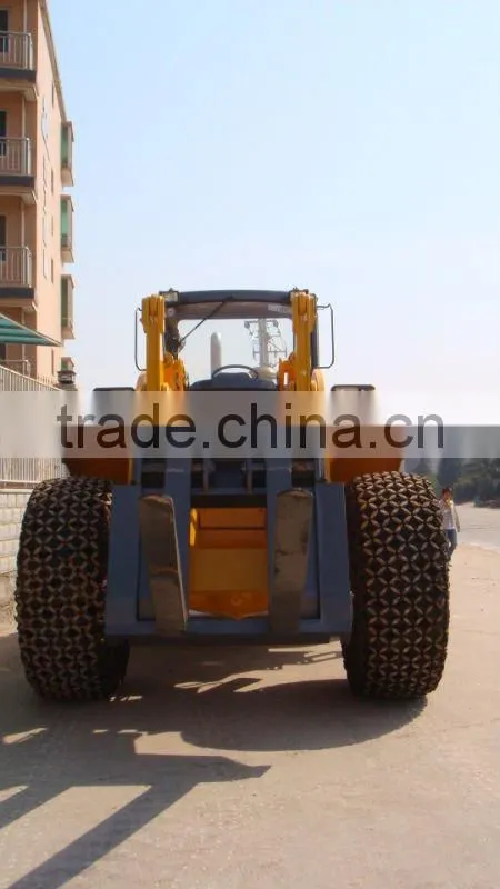 16Tons Wheel loader JGM751FT16 Material handler with fork attachment container handler