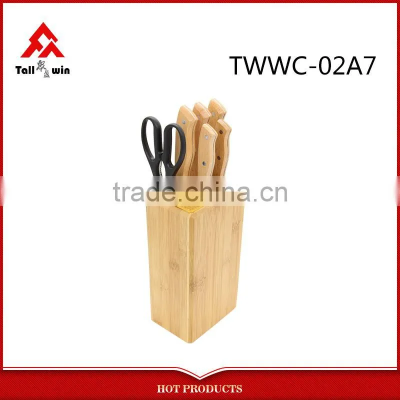 Black Plastic Shark Handle Series 6" Bread Knife