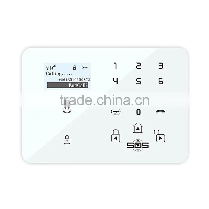 868/433mhz self defense safety Home alarm GSM with APP/GSM,smart gsm wireless alarm systemK8