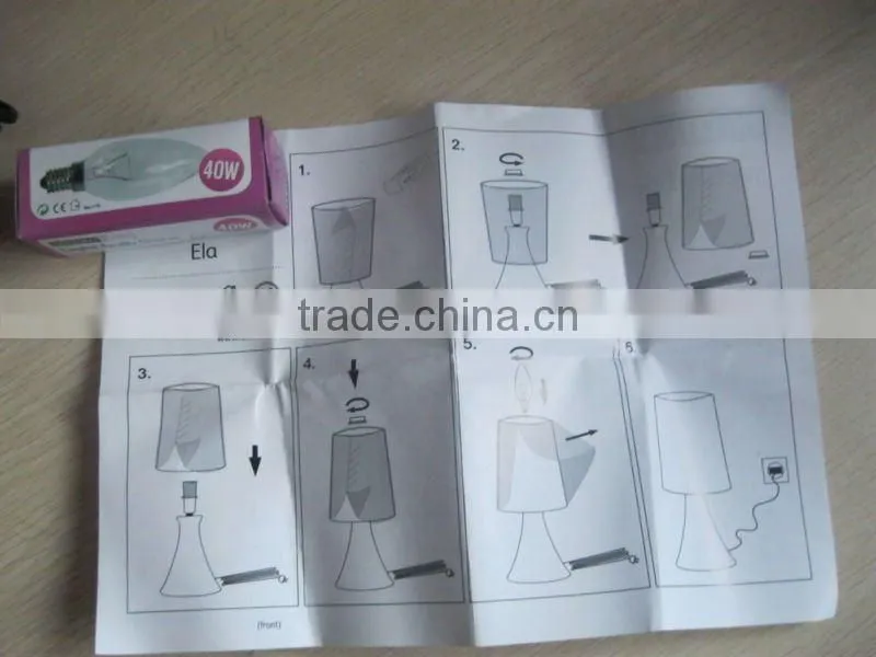 Metal touch light