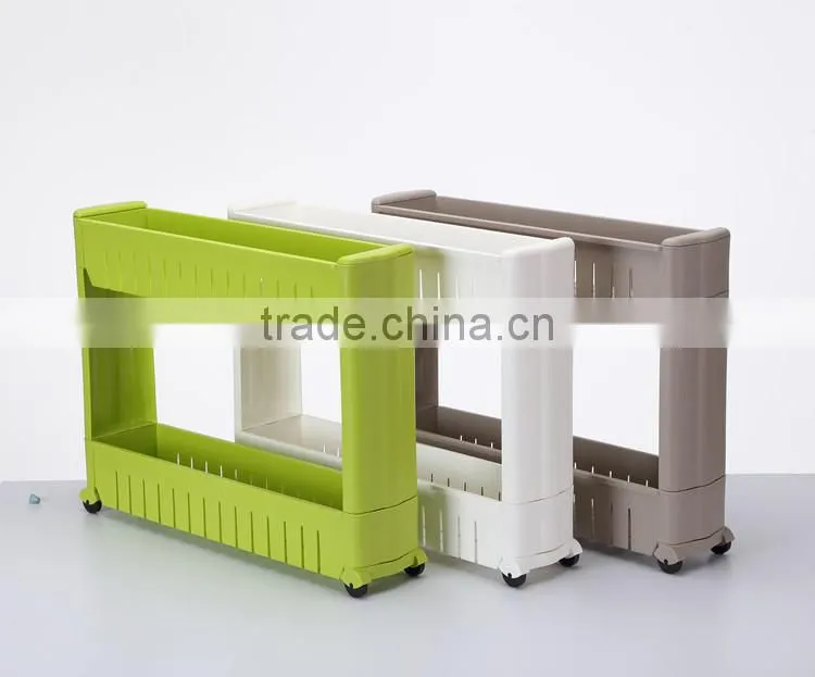 Plastic Bathroom Shelf With Two Layers Organizer