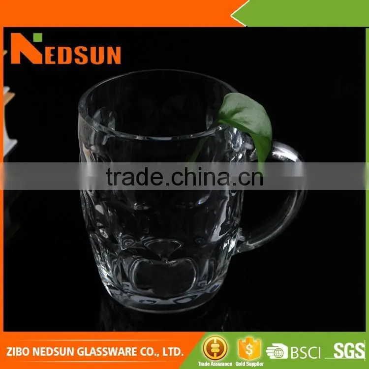 Top quality clear beer glass cup